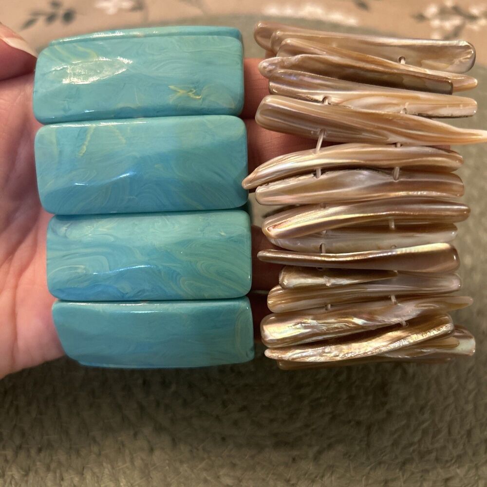 Lot Of 2 Stretch Bracelets